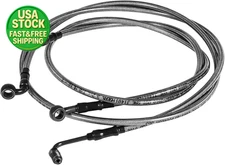 1068 Extended Front Rear Brake Lines for Polaris RZR 800 S 800 900 570 XP 4