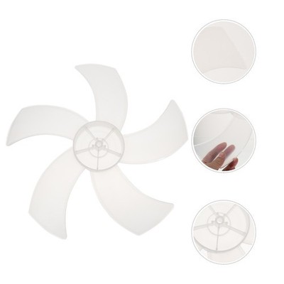 2 Stück 5-Blatt-Ersatzlüfter, 16-Zoll-Lüfter, weißes Lüfterzubehör