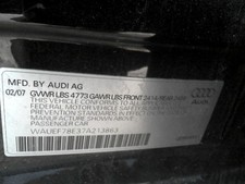 Used Alternator fits: 2007 Audi A4 2.0L 150 amp Valeo manufacturer Grade A