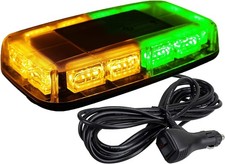 48 Led Roof Top Strobe Light Bar With Magnetic Base - Waterproof Bright
