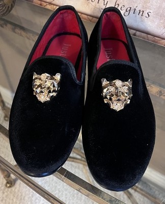 green emerald velvet dress Amazon.com | Erphpre Paul Men Loafers Velvet Luxury Spikes Rivets Penny  Smoking Slipper Wedding Party Prom Shoes Black US 7 main image 0