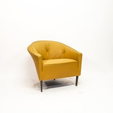 Ligne Roset Croissant Sedia Ufficio Giallo Designer Relax Club Cocktail Alto