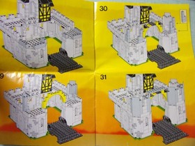 Instruction Manual Only for Lego Castle 6074 Black Falcons Fortress Knights