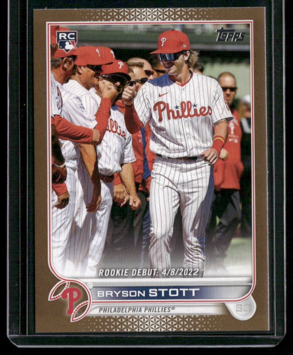 2022 Topps Update #US255 Bryson Stott Gold #/2022
