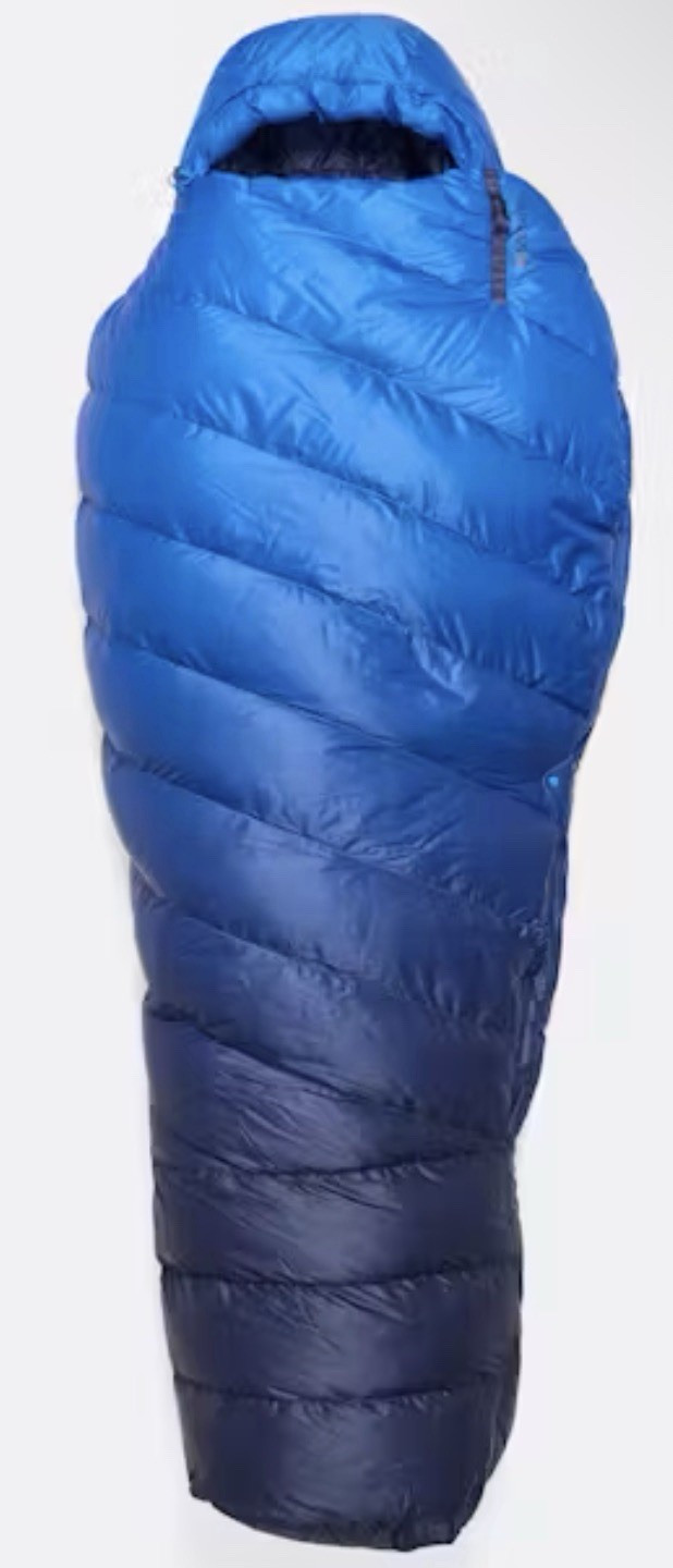 Marmot Waptor Down 15°F Mummy Sleeping Bag Regular 650FP Blue/Black 1P