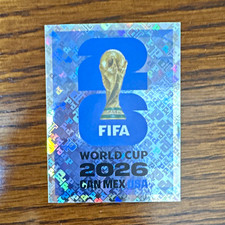 Panini FIFA World Cup 2026 Trophy Logo CAN MEX USA Sticker FWC 8 USA