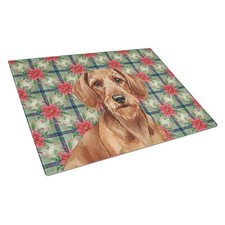 Carolines Treasures WDK8602LCB Unisex Adult Wirehaired Red Dachshund Christma...