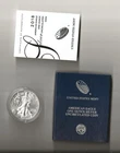 2018 SILVER AMERICAN EAGLE BURNISHED W/COA IN BOX