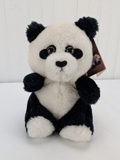 Vintage Russ Luv Pets Ping Panda Plush 7" Stuffed Animal 1979 Hang Tag Rare