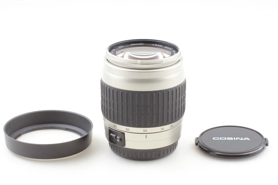 Lente macro Cosina 28-80 mm f/3,5-5,6 MC para Canon EOS EF de JAPÓN con capucha【N como nueva】 Foto 2 de 4