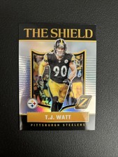 2024 Zenith JJ WATT THE SHIELD Prizm Refractor CASE HIT Insert #25 Card STEELERS