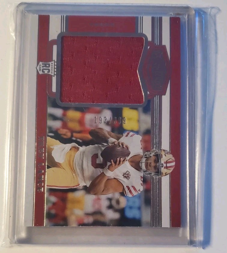 Trey Lance Panini Chronicles Plates & Patches Rookie Jerseys #PPTLA Base