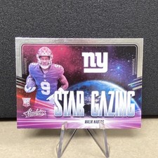 Panini 2024 Absolute Star Gazing Malik Nabers Rookie Insert #SG-MNS Giants NFL