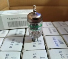 5x GE NOS JAN 5654W Vacuum Tubes Military Grade Electron 6AK5, EF95, 403B, M8100