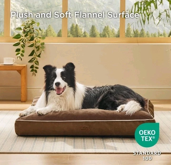 Bedsure Dog PET MAT Large - Washable Orthopedic EGG CARTON FOAM 91×69×7CM