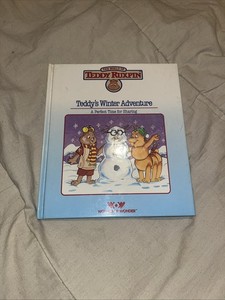 Vintage 1985 WOW Teddy Ruxpin TEDDY'S WINTER ADVENTURE Hardcover Book NO TAPE
