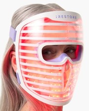 LED Face Mask for Youthful Skin, Red Light Therapy for Face, Red, Blue