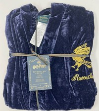 Pottery Barn Harry Potter ADULT Ravenclaw Velvet Robe Blue Purple L / XL NWT T H