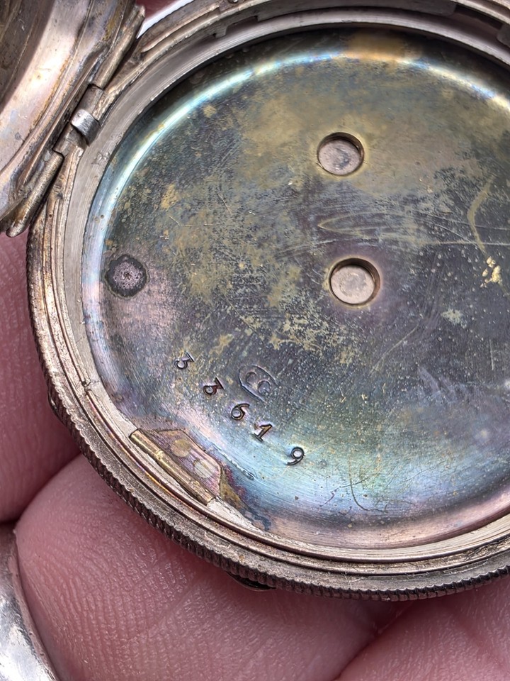 Antique Empty Pocket Watch Case L. Dubois Geneva Engraved 38.26mm Lot ...