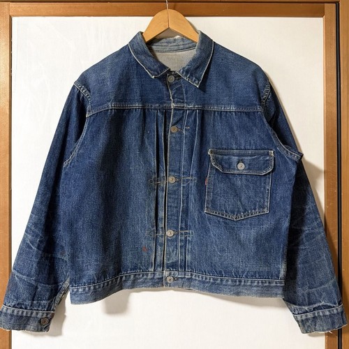 Levi's 40s 50s Vintage Jean Jacket 506XX Single Side Tab Slide Buckle Men's