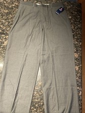 NWT New Chaps Dress Pants Boy Size 20 Husky Charcoal Gray