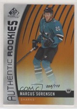 2017 SP Game Used Authentic Rookies Orange Rainbow /110 Marcus Sorensen #103 0a6