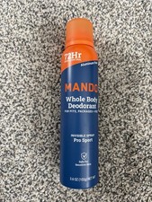 Mando Men s Whole Body Pro Sport Deodorant 72 Hr Invisible Spray 3.6 oz
