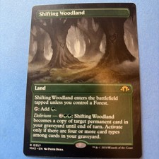 Shifting Woodland (Borderless) Modern Horizons 3 Regular Mtg
