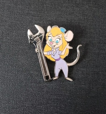 Disney Parks Chip & Dale Rescue Rangers Gadget Holding HackWrench Disney Pin