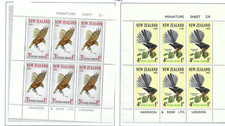 4 Fantastic mint New Zealand 1965 and 1966 Health mini Sheets