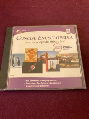 Concise Encyclopedia from Encyclopedia Britannica (CD-ROM, 2004) Win / Mac - Image 1 of 4