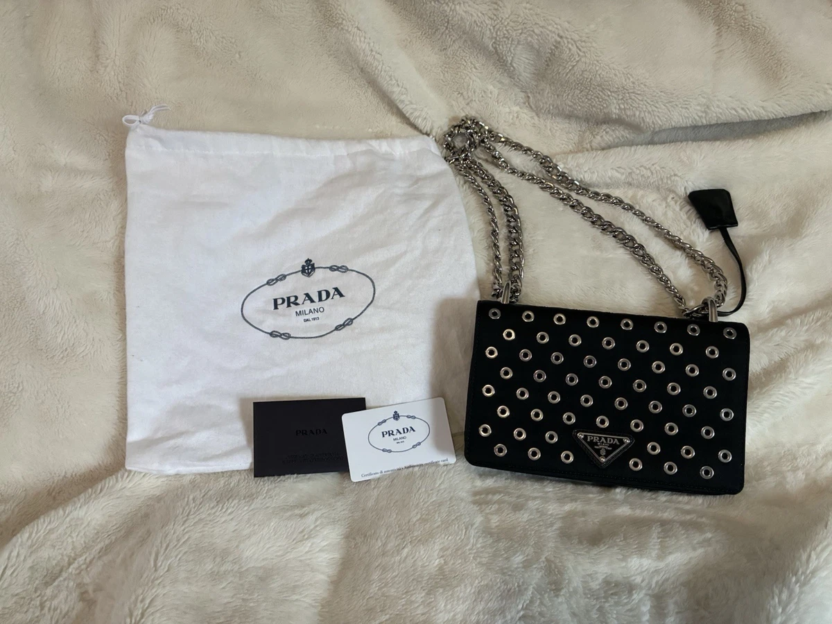 PRADA Tessuto Shoulder Bag Black Bags & Handbags for Women for