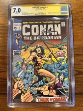Conan the Barbarian #1 (Marvel Comics October 1970), CGC 7.0 SS Roy Thomas