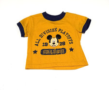 Vintage 90s Y2K Disney Mickey Mouse Tshirt Boys 12 Months Toddler Walt Disney