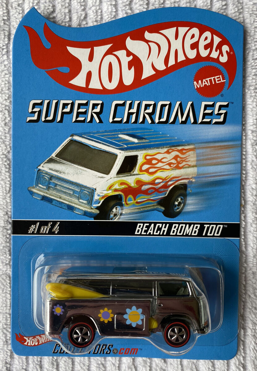 HOT WHEELS SUPER CHROMES - BEACH BOMB TOO - #8693 / 12,500 - 2003 - NIB HOT WHEELS SUPER CHROMES - BEACH BOMB TOO - #8693 / 12,500 - 2003 - NIB