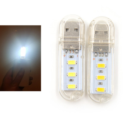 2pcs Mini USB LED Night light Camping lamp For Reading Bulb Laptops ComputH-wy