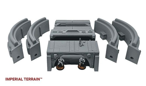 Modular Landing Bay + Expansions | Legion compatible scenery - 3D printed - Picture 2 of 7