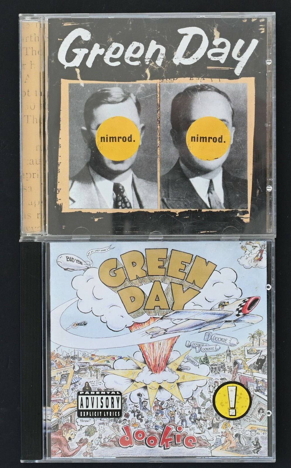 Green Day 2 albums - Nimrod and Dookie 