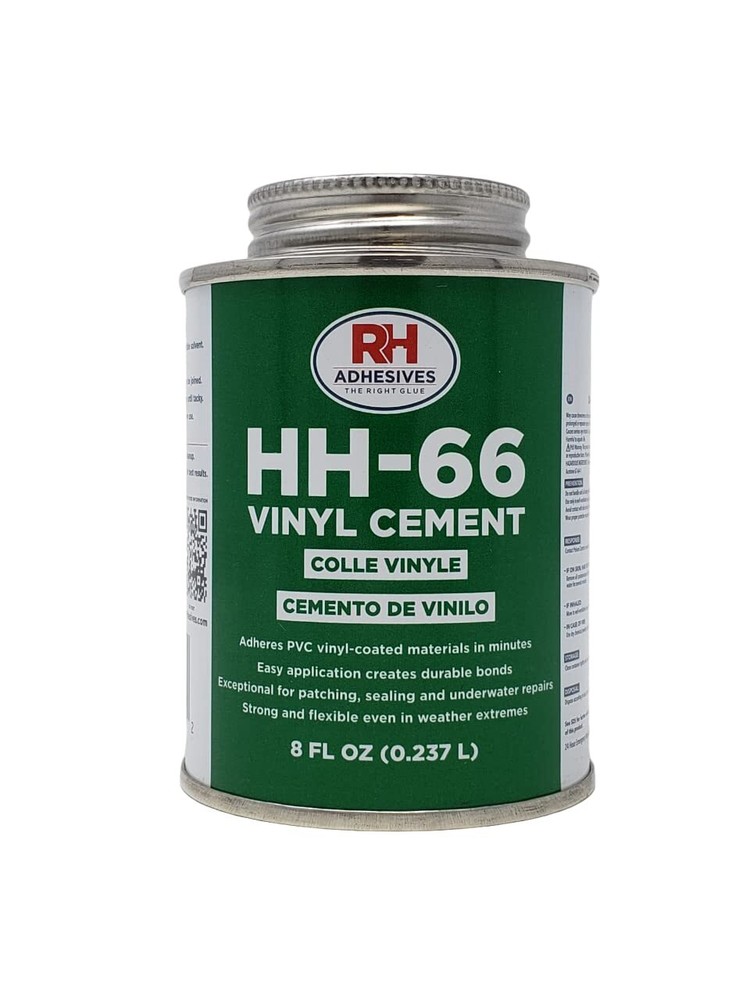 HH-66 Vinyl Cement 8 oz Can by RH Adhesives for Strong Repairs