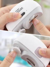 Professional Electric Nail Clipper Automatic Thick Nails Trimmer with LED Light
