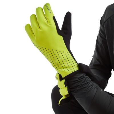 Altura Nightvision Unisex wasserdichte Fahrradhandschuhe in leuchtend gelb Größe L