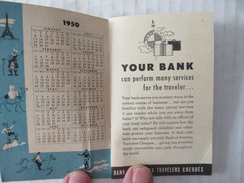 Travelers Memo Book Dakota State Bank Milbank, SD 1950 1951 - 第 5/7 張圖片