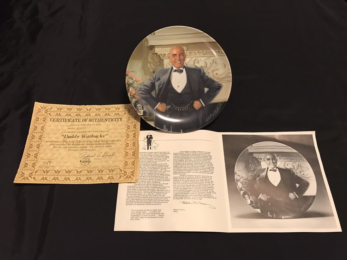 Complete Set of 8 ANNIE Collector Plate Series w