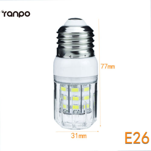 E27 E12 E26 E14 G9 LED Corn Light Bulbs 7W 5730 SMD 27LED Lamp 12V 24V 110V 220V - Picture 14 of 19