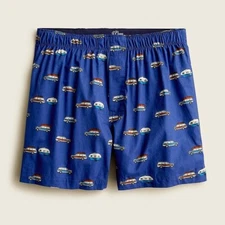 J.Crew Men's XLARGE Boxers Cotton Grand Wagoneer Blue Multi theme NWT