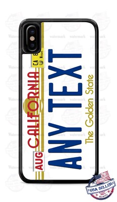 California 1982 State License Plate Phone Case For iPhone 14 Samsung A13 Google