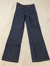 Vintage LEVIS Saddleman Boot Jeans Boys Size 11 316-0617 Junior ORANGE TAB READ
