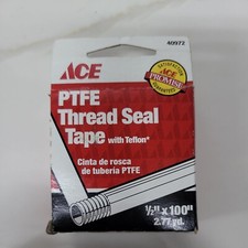ACE 40972 PTFE Thread Seal Tape with Teflon 1/2" x 100"