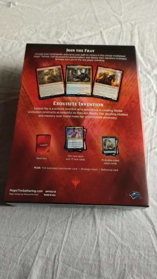 MTG Commander 2018: Exquisite Inventions BNIB - Image 2 of 2