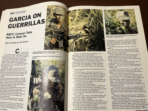 SOLDIER OF FORTUNE MAGAZINE JUNE 1984 KOKALIS JOINS ATLACATL ASSAULT - Picture 12 of 15